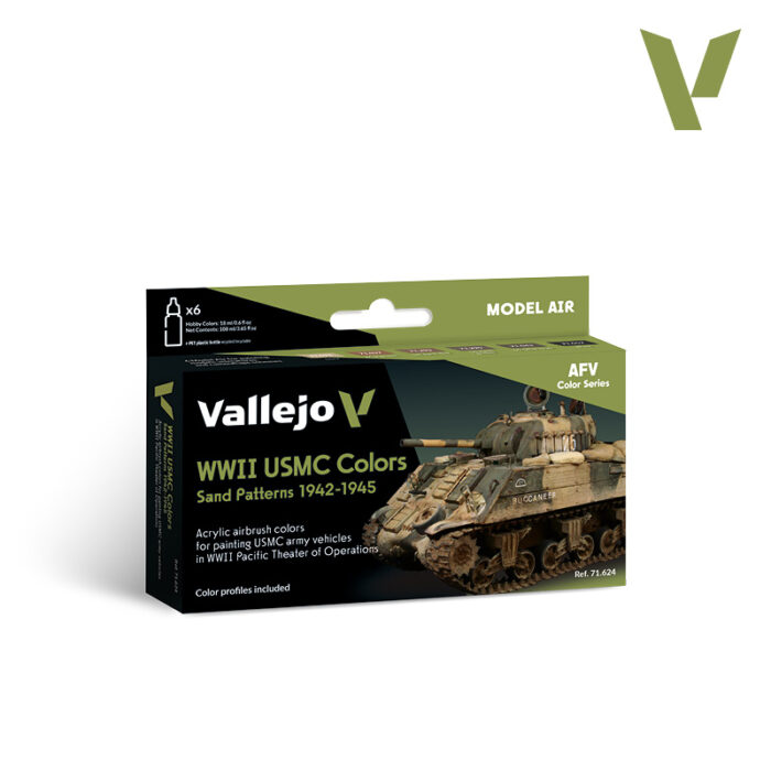Rowasp ModelbouwVallejo AFV 71624 WWII USMC Colors Sand Patterns 1942 ...