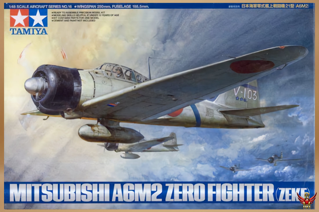 Tamiya 1/48 Mitsubishi A6M2 Zero Fighter Zeke