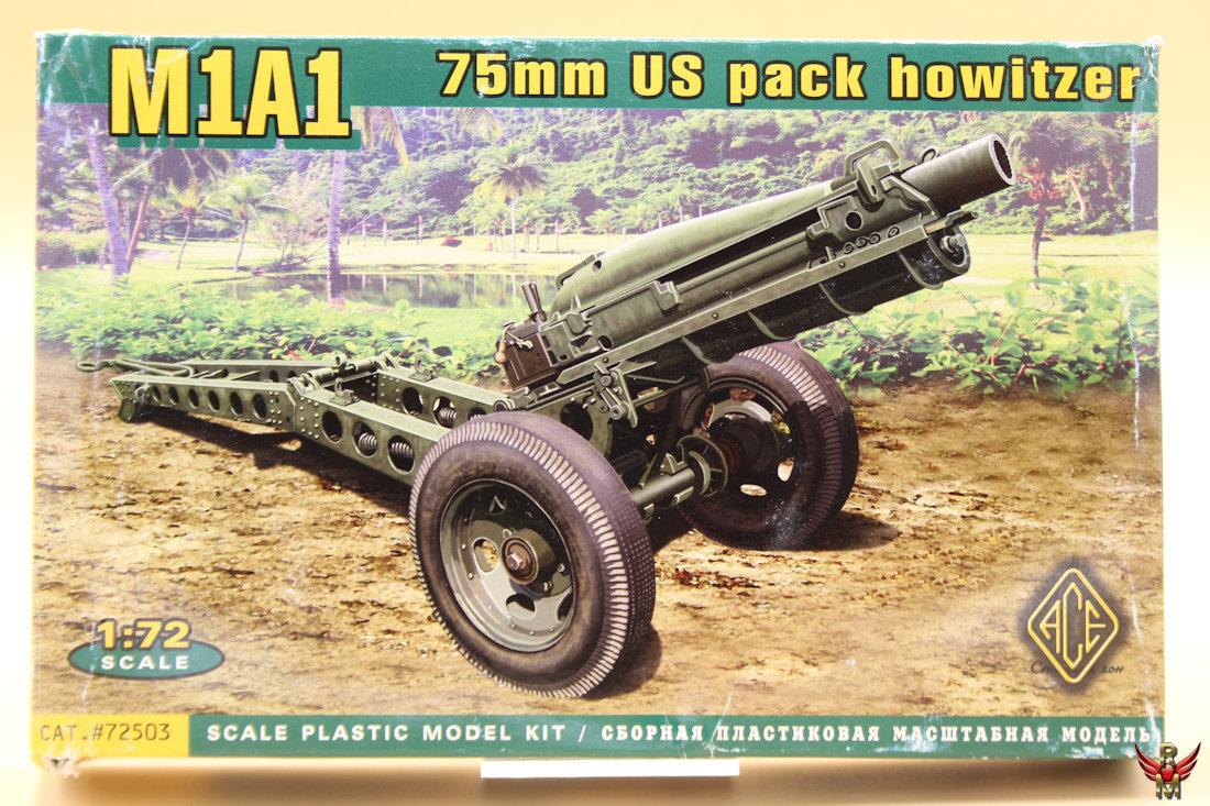 ACE 1/72 US 75mm pack howitzer M1A1