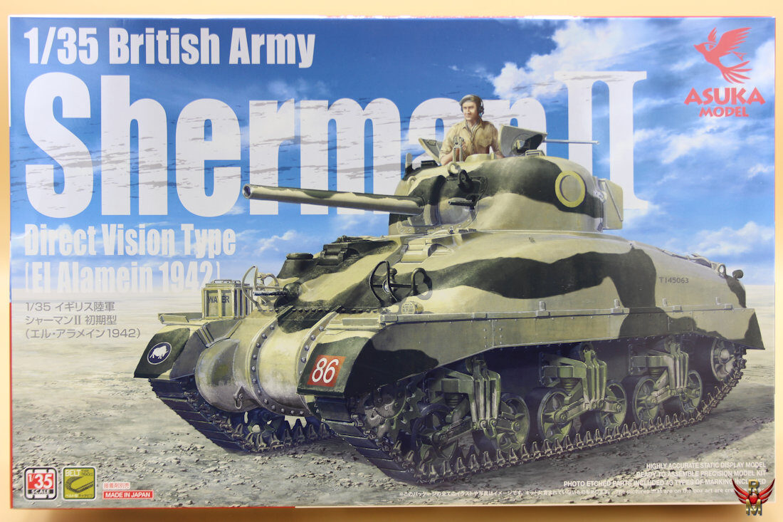 Asuka Model 1/35 British Army Sherman II El Alamein 1942