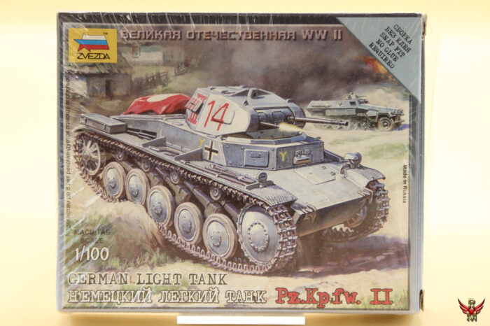 Rowasp ModelbouwZvezda 1/100 German light tank Pz Kpfw II - Rowasp ...