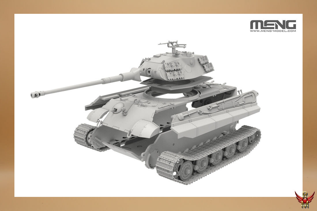Meng 1/72 German Heavy Tank Sd Kfz 182 King Tiger (Porsche Turret)