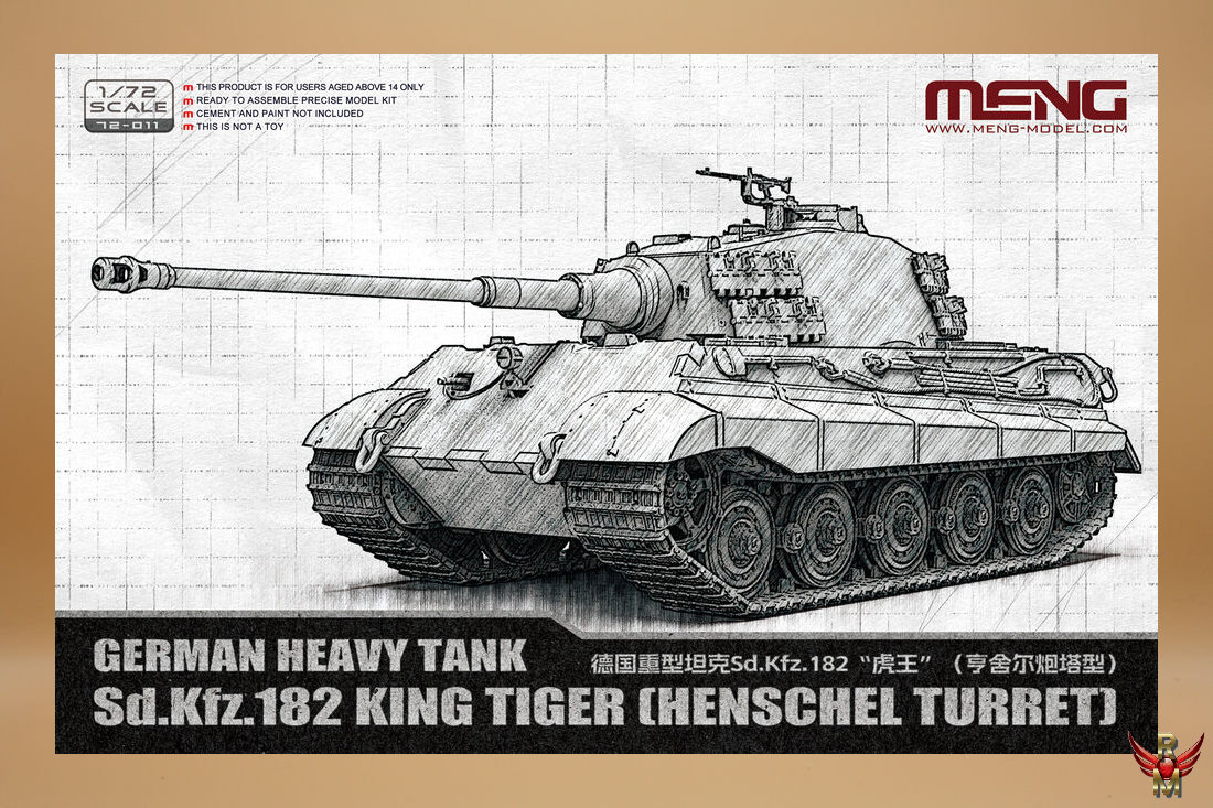 Meng 1/72 German Heavy Tank Sd.Kfz. 182 King Tiger (Henschel Turret)