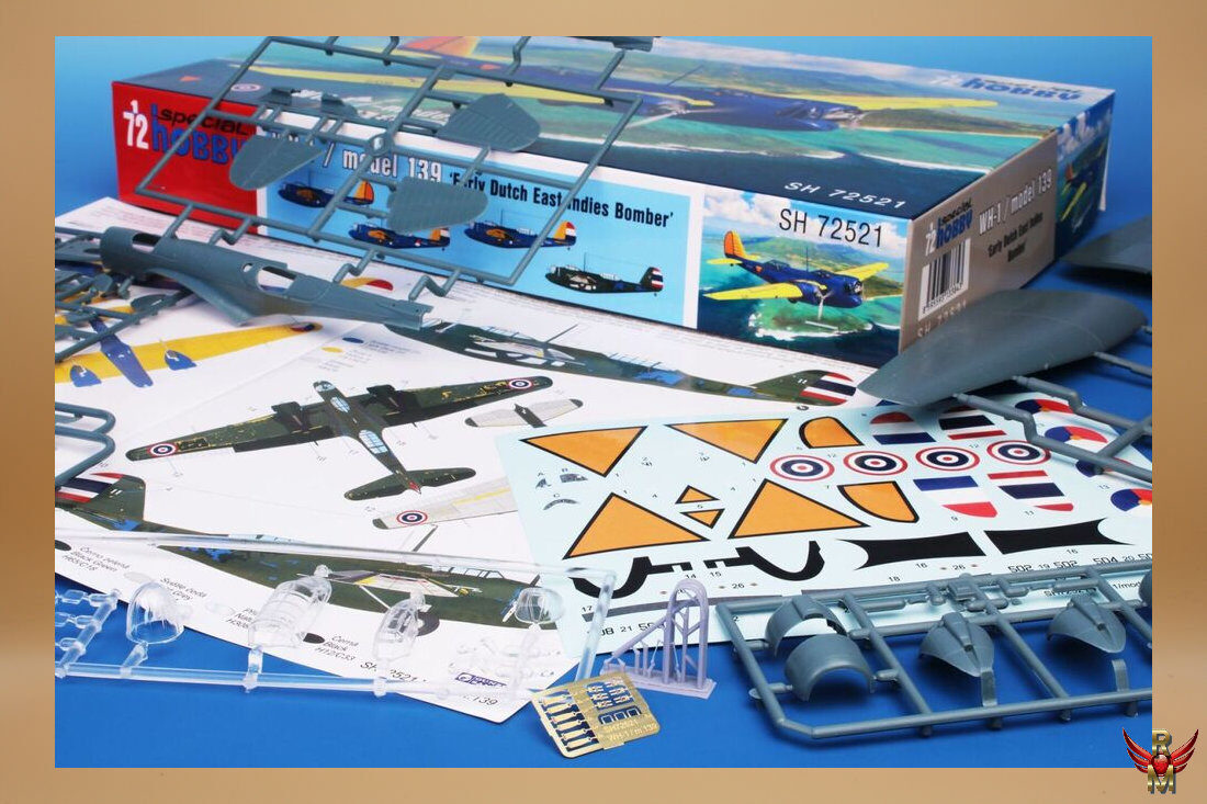 Special Hobby 1/72 WH-1 Model 139 Early Dutch East Indies Bomber