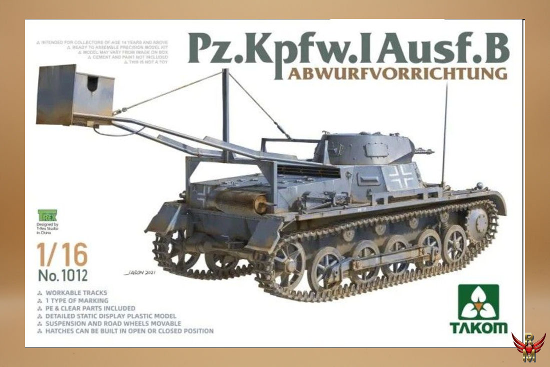 Takom 1/16 Pz Kpfw I Ausf.B Abwurfvorrichtung
