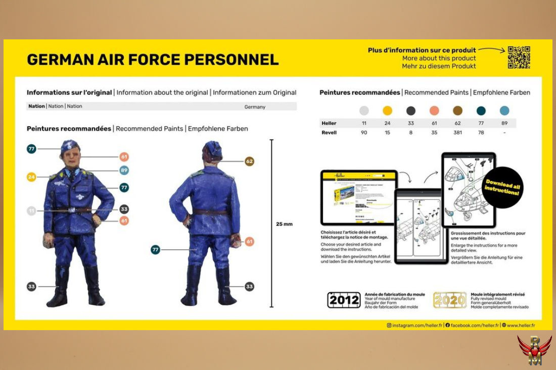 Heller 1/72 German Air Force Personnel