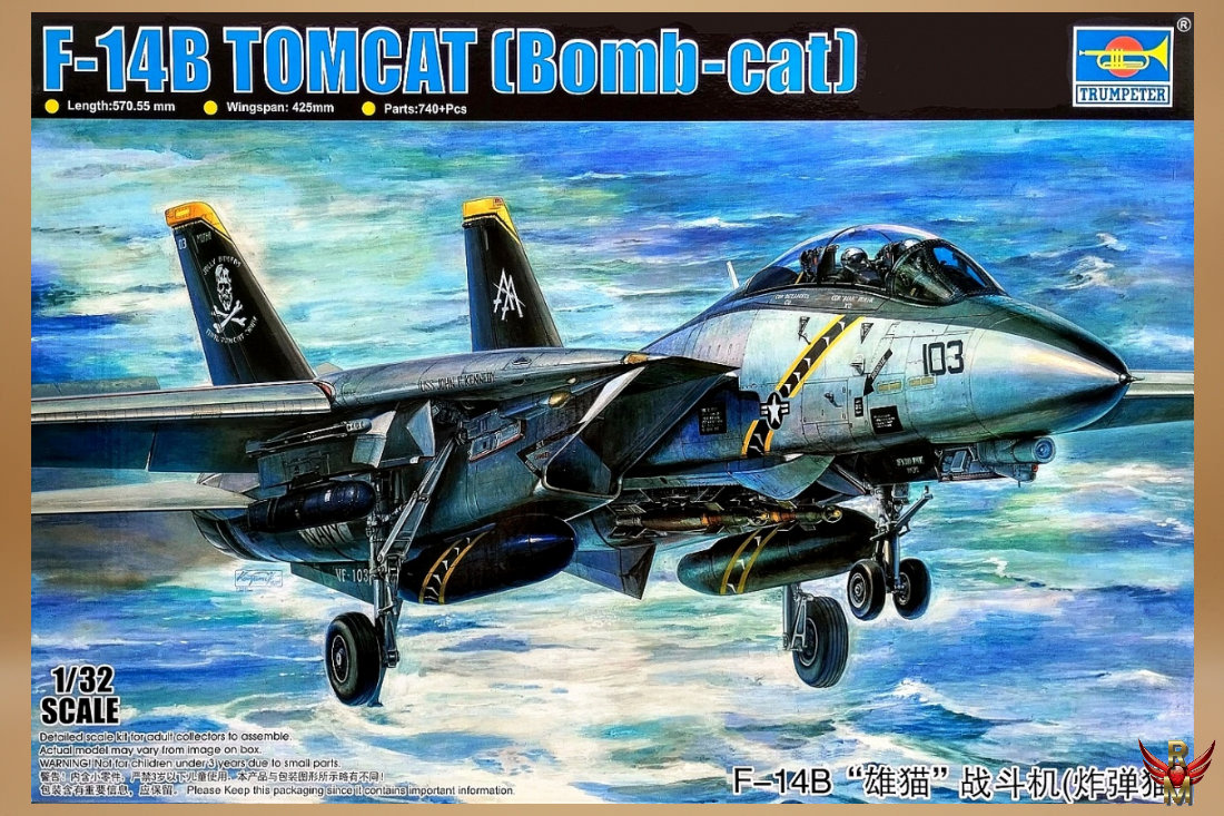 Trumpeter 1/32 Grumman F-14B Tomcat Bombcat