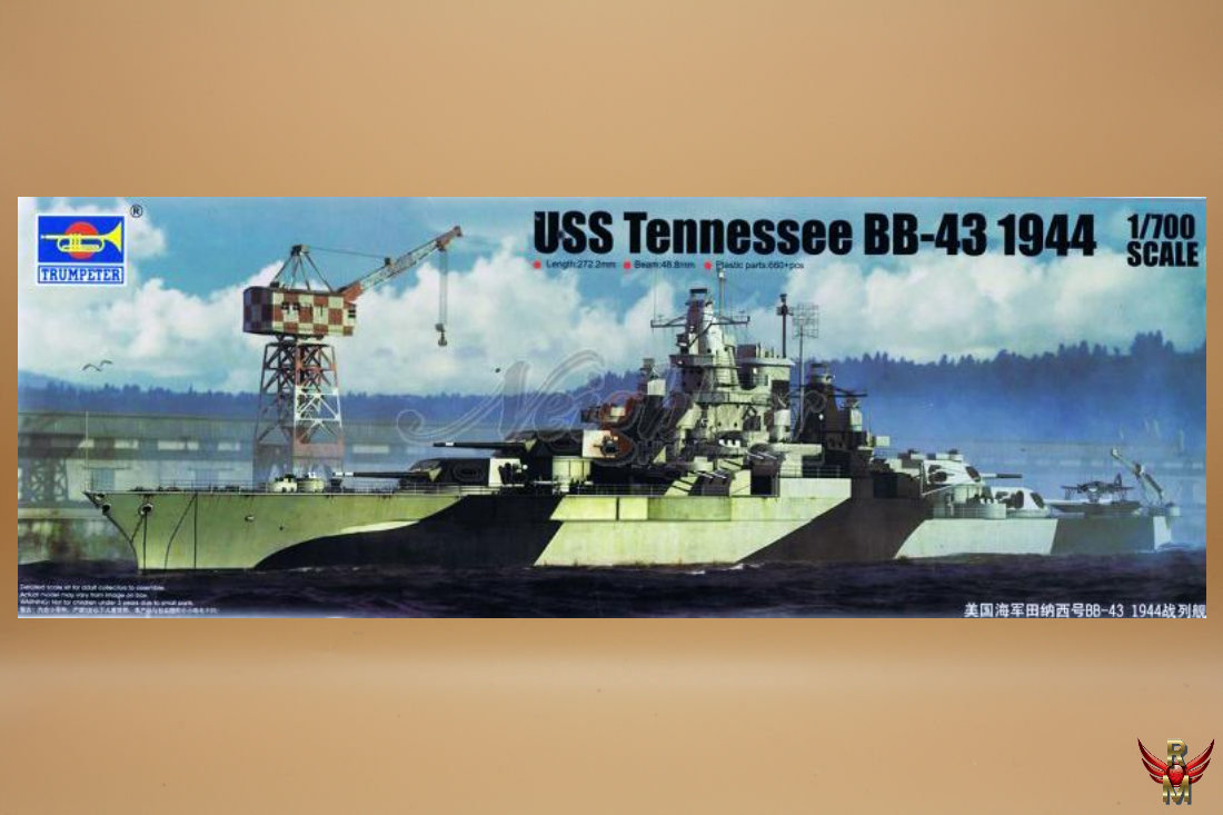 Trumpeter 1/700 USS Tennessee BB-43 (1944)