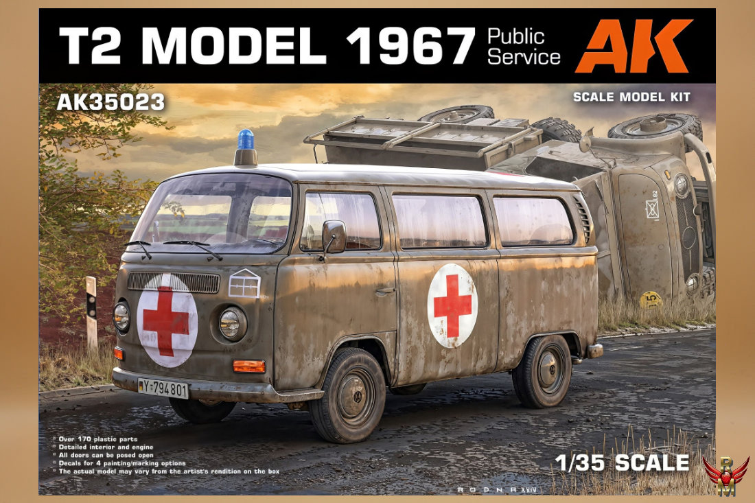 AK Interactive 1/35 T2 Model 1967 Public Service