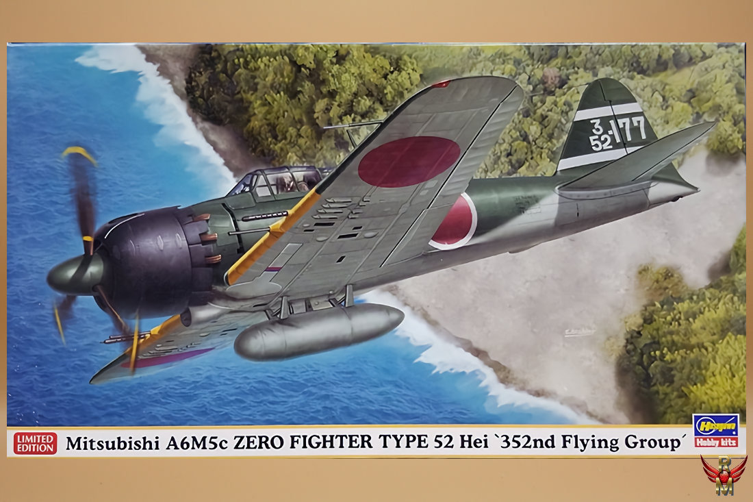 Hasegawa 1/48 Mitsubshi A6M5C Zero Fighter Type 52 Limited Edition