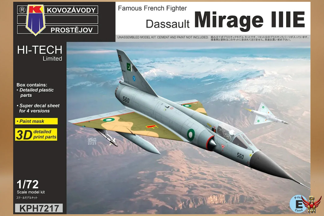 Kovozávody Prostějov 1/72 Dassault Mirage IIIE