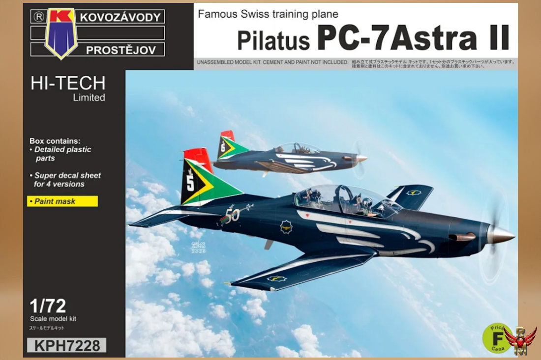Kovozávody Prostějov 1/72 Pilatus PC-7 Astra II