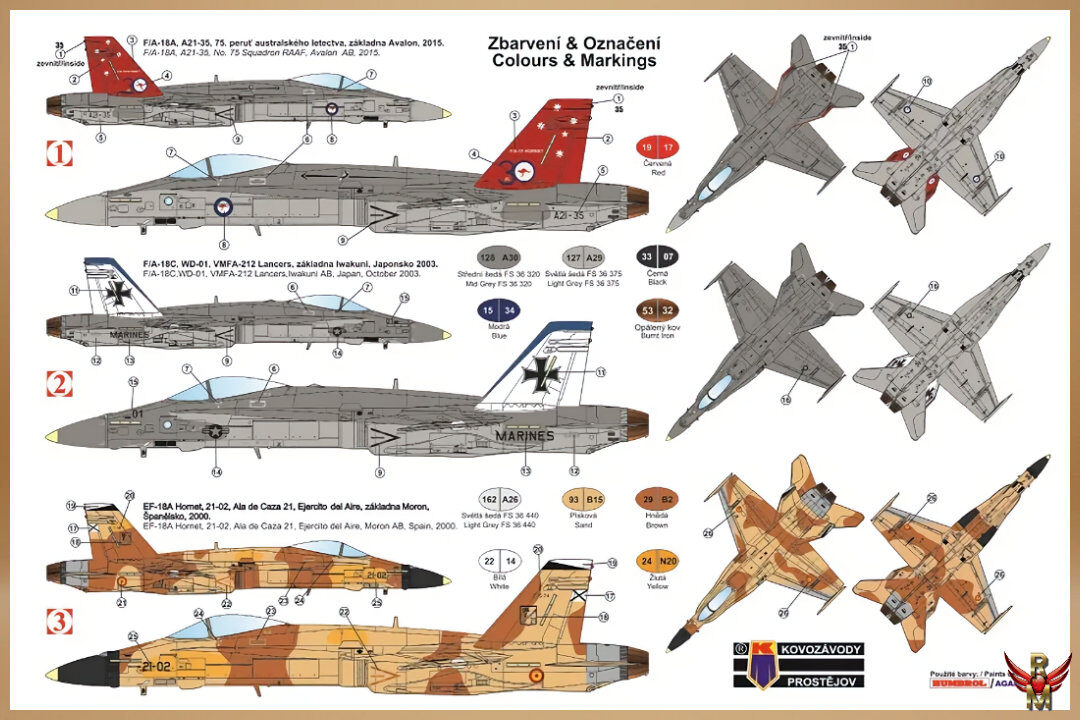 Kovozávody Prostějov 1/72 F-18A/C Hornet