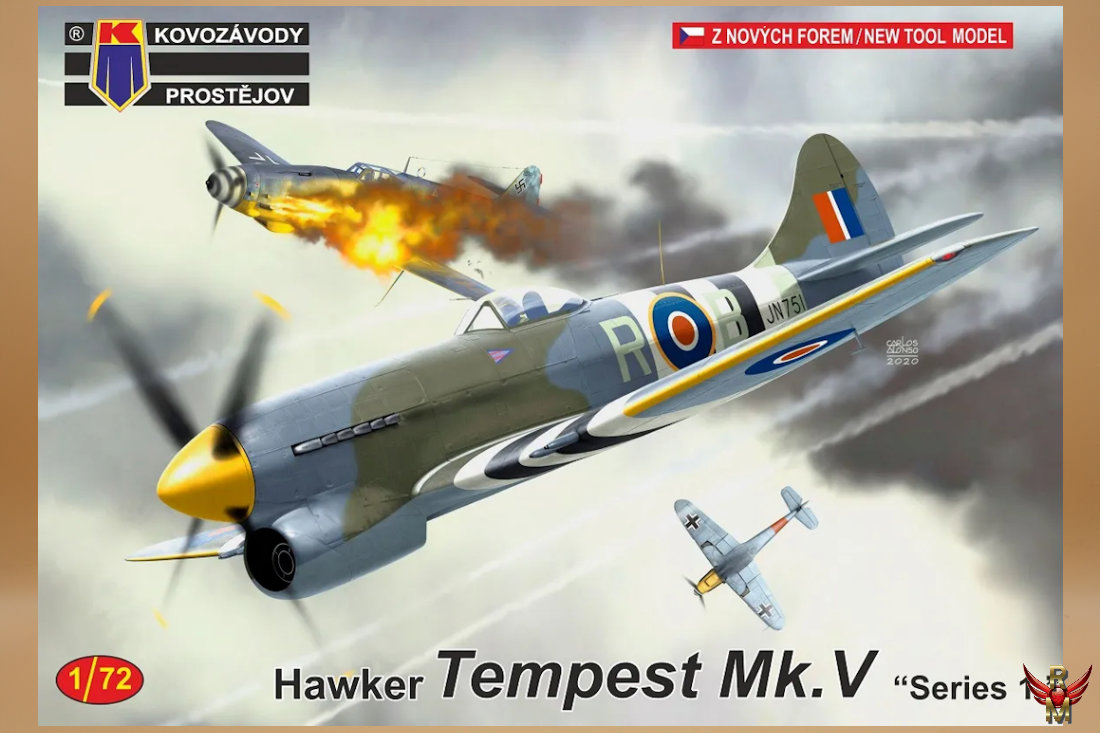 Kovozávody Prostějov 1/72 Hawker Tempest Mk V Series 1
