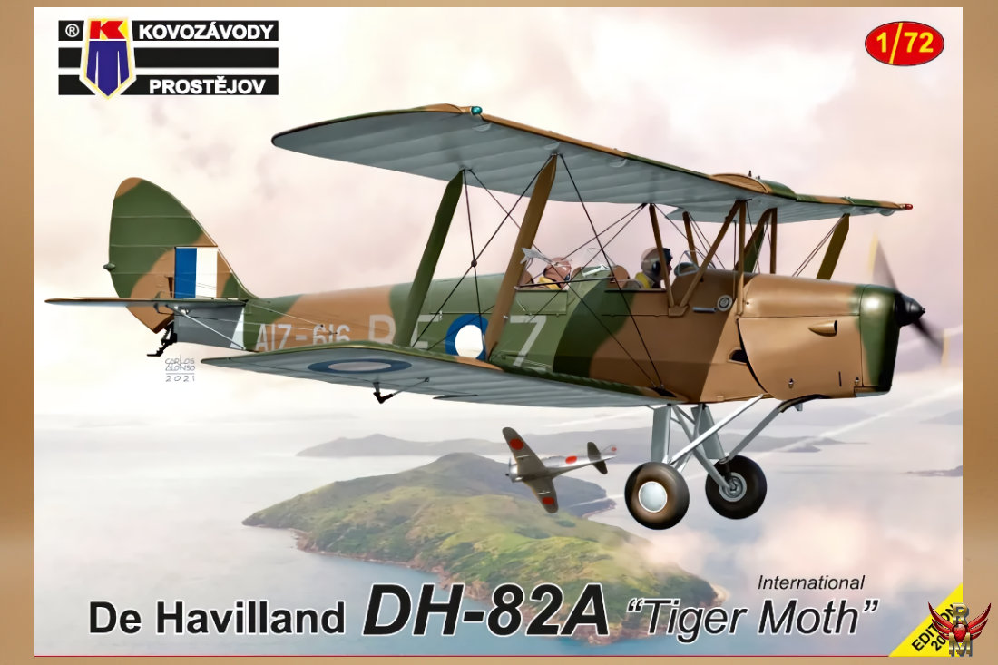 Kovozávody Prostějov 1/72 de Havilland DH-82A Tiger Moth International