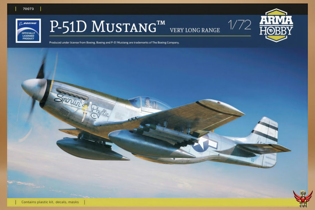 Arma Hobby 1/72 P-51D Mustang Very Long Range