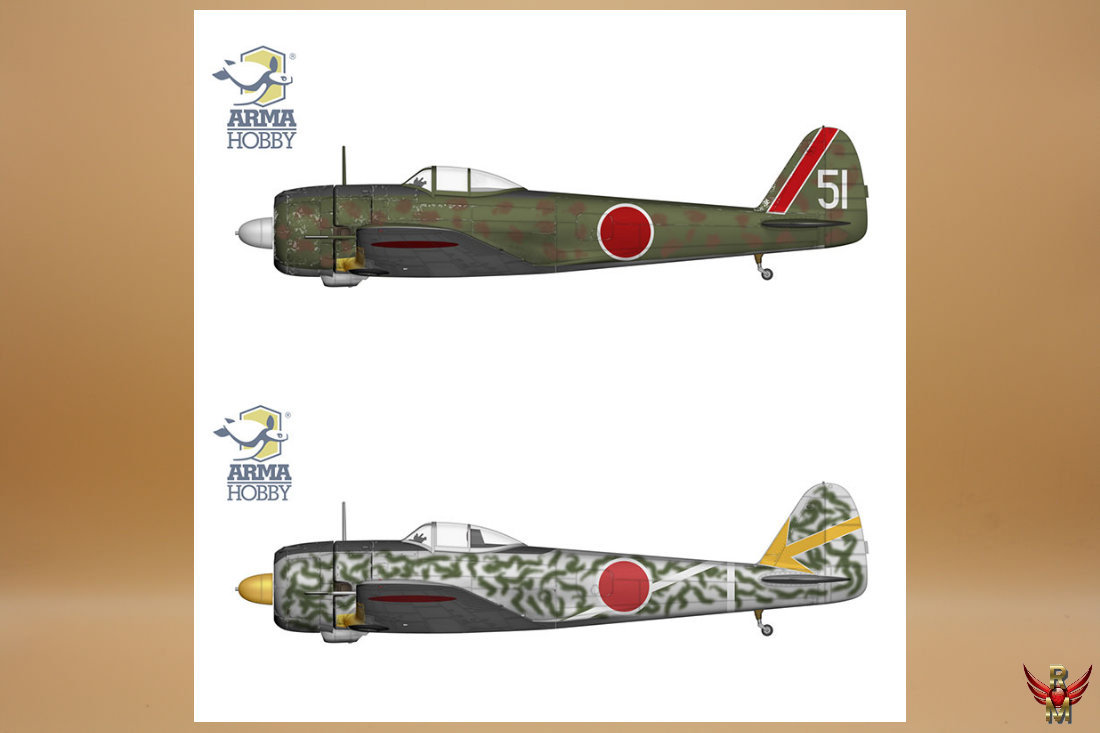 Arma Hobby 1/72 Nakajima Ki-43 II Hayabusa Aces