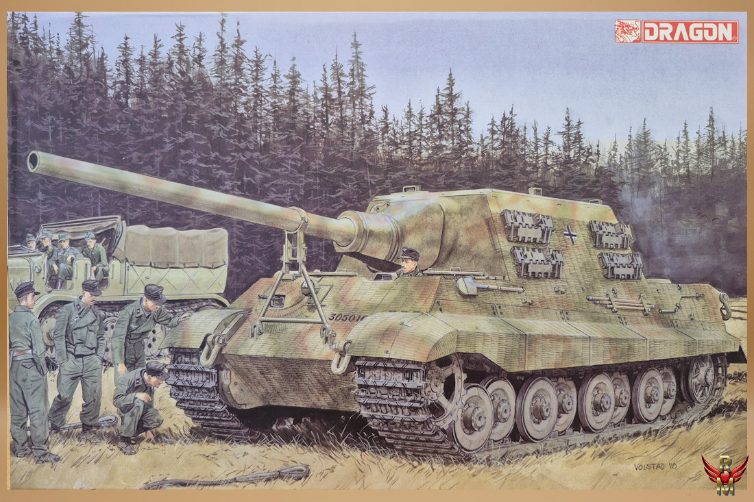 Dragon 1/35 Sd Kfz 186 Jagdtiger Porsche Production Type with Zimmerit