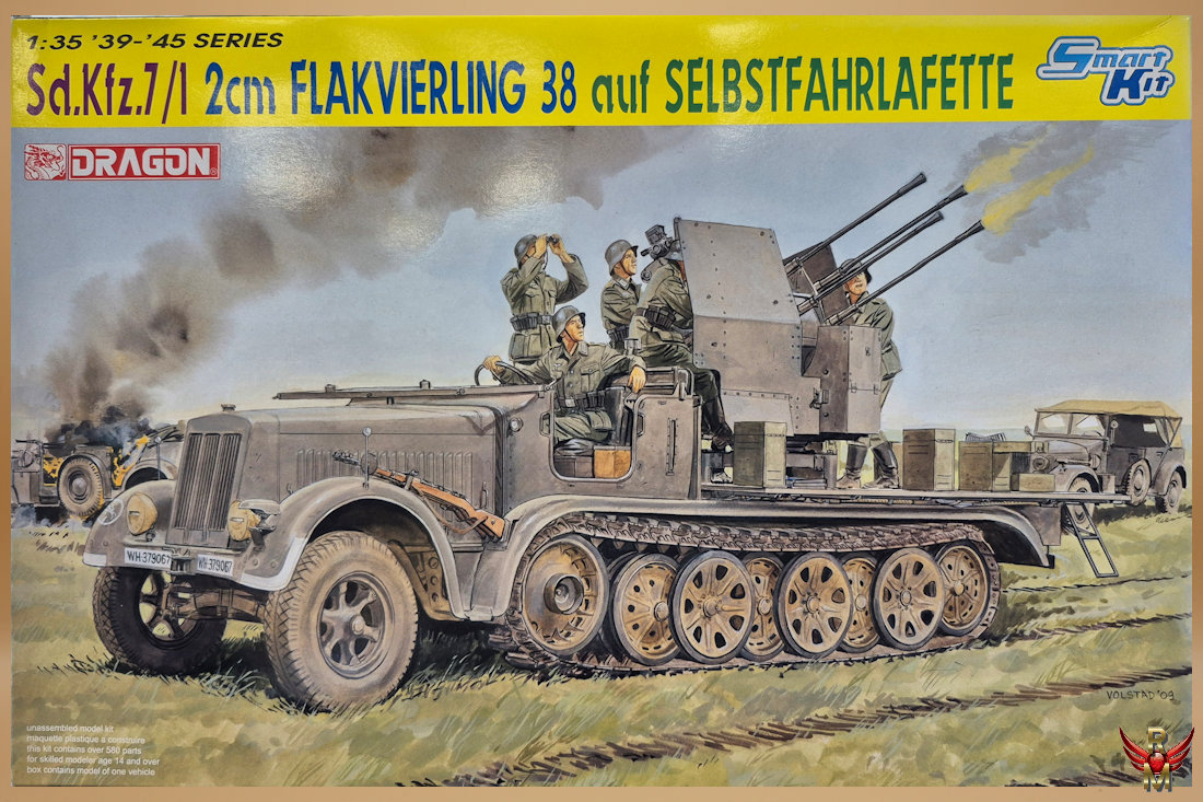 Dragon 1/35 Sd Kfz 7/1 2cm Flakvierling 38 auf Selbstfahrlafette