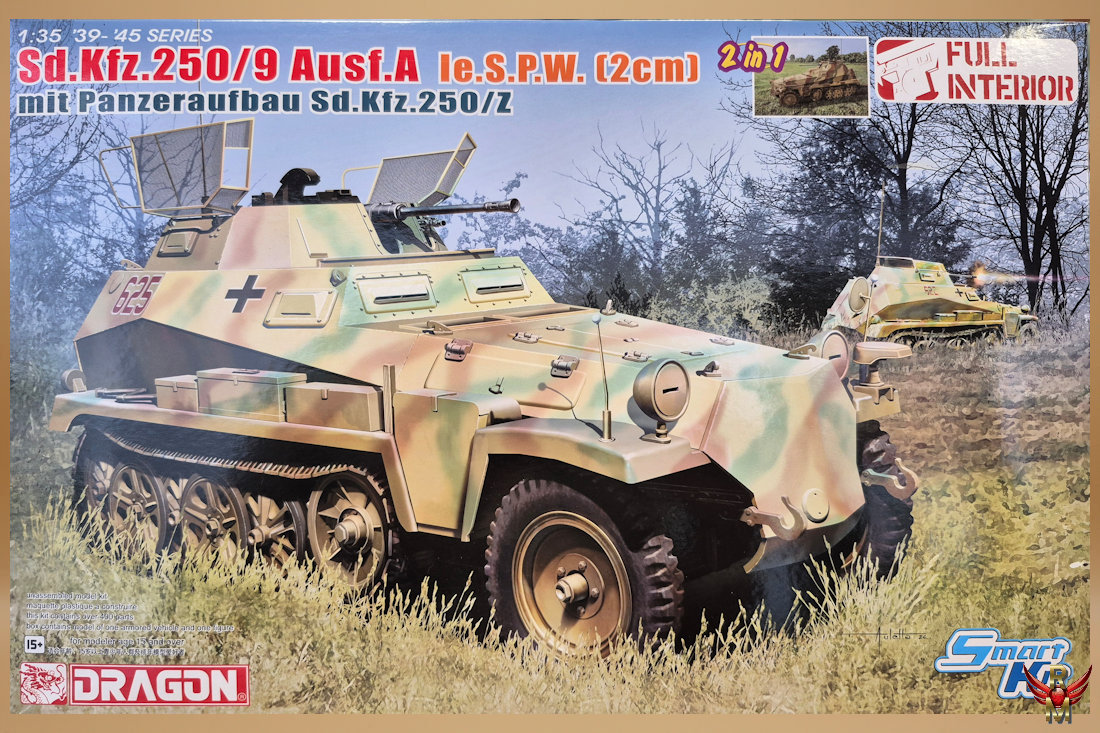 Dragon 1/35 Sd Kfz 250/9 Ausf A Le SPW 2in1