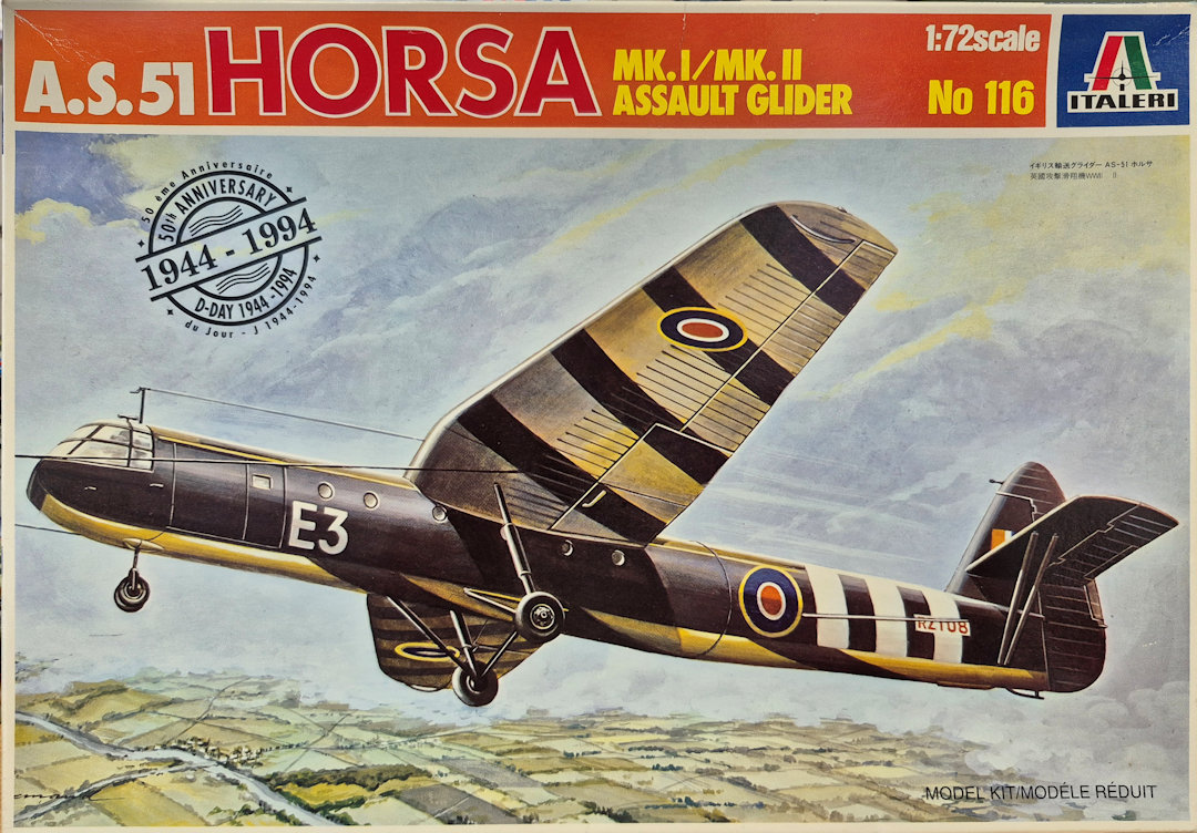 Italeri 1/72 AS51 Horsa Mk I/Mk II Assault Glider
