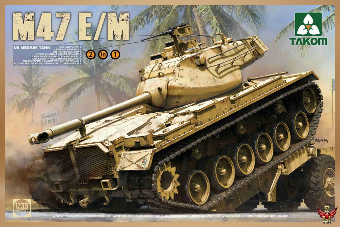 Takom 1/35 M47 E/M US Medium Tank