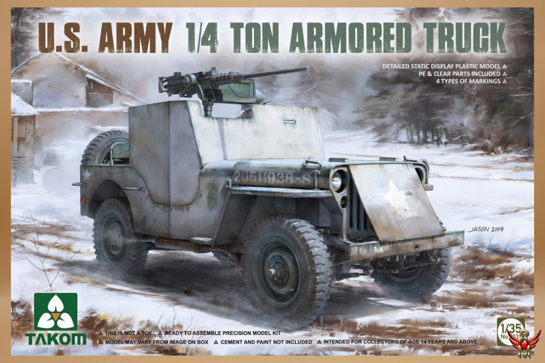 Takom 1/35 US Army 1/4 Ton Armored Truck