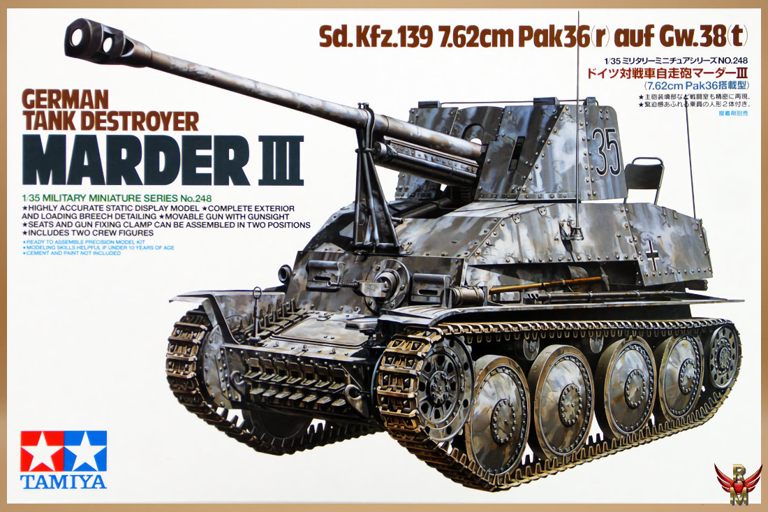 Tamiya 1/35 German Tank Destroyer Marder III