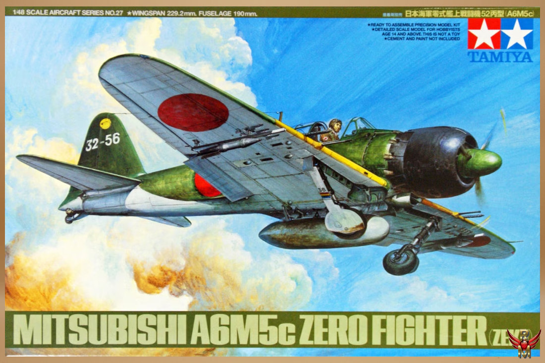 Tamiya 1/48 Mitsubishi A6M5c Zero Fighter Zeke