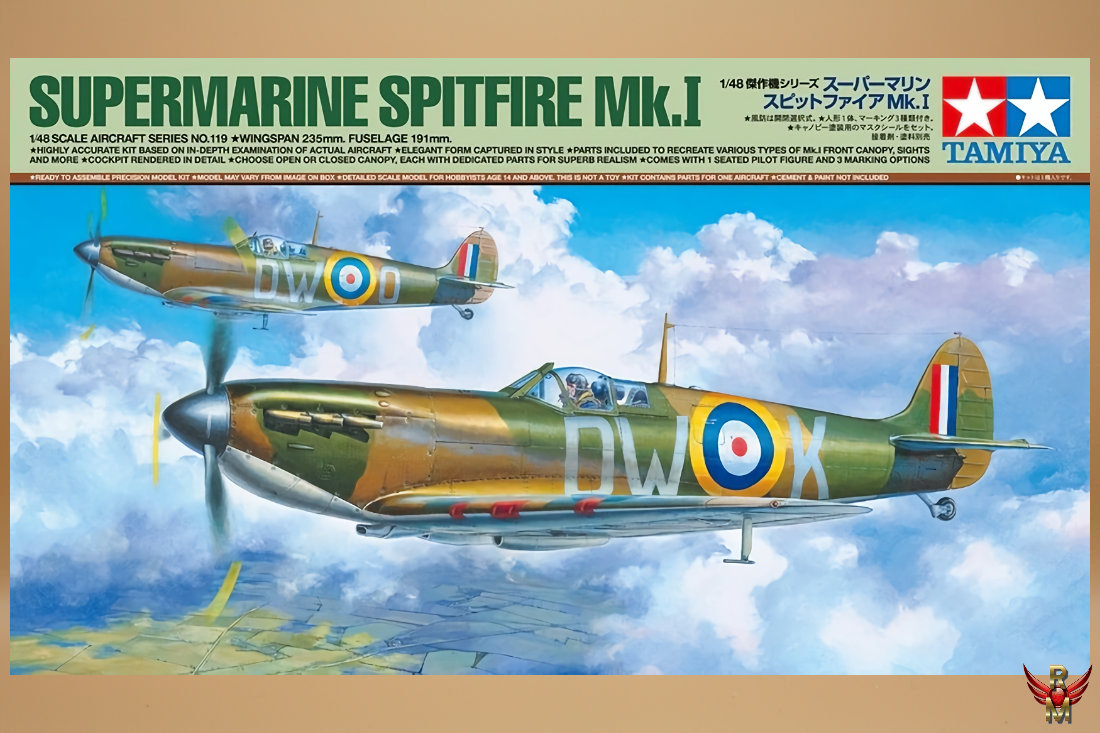 Tamiya 1/48 Supermarine Spitfire Mk I