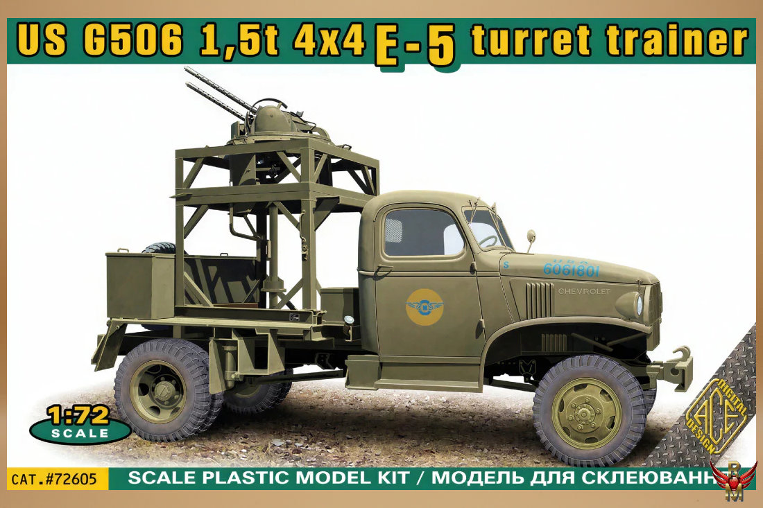 ACE 1/72 US G506 1,5t 4x4 E-5 Turret Trainer