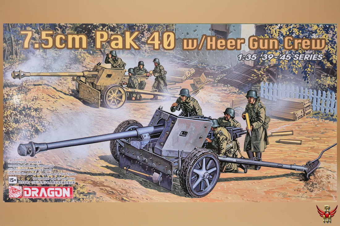 Dragon 1/35 75mm PaK 40 with Heer Gun Crew