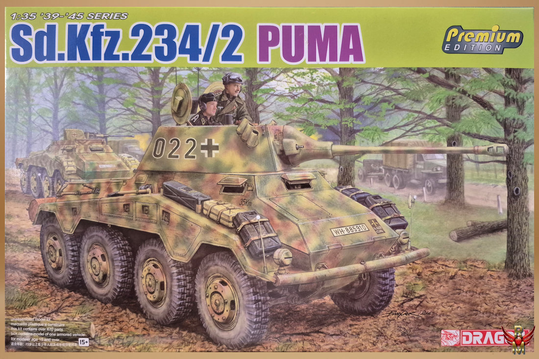 Dragon 1/35 Sd Kfz 234/2 Puma Premium Edition