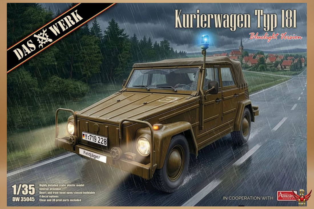 Das werk 1/35 Kurierwagen 181 Bluelight Version