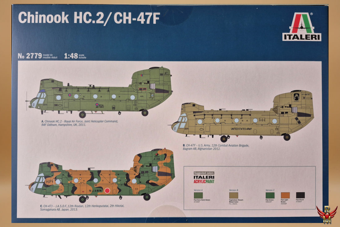 Italeri 1/48 Chinook HC 2/ CH-47F