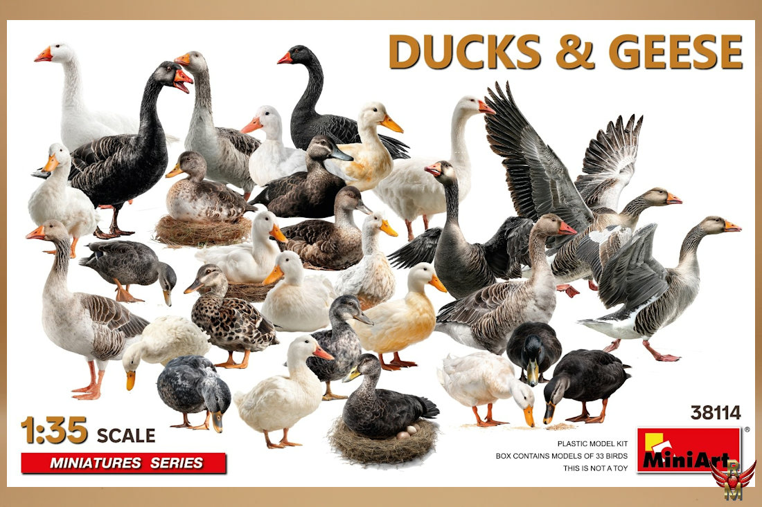 MiniArt 1/35 Ducks and Geese