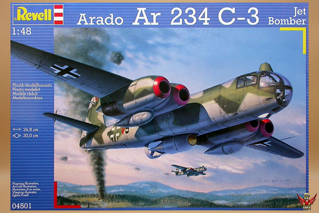 Revell 1/48 Arado Ar 234 C-3 Jet Bomber