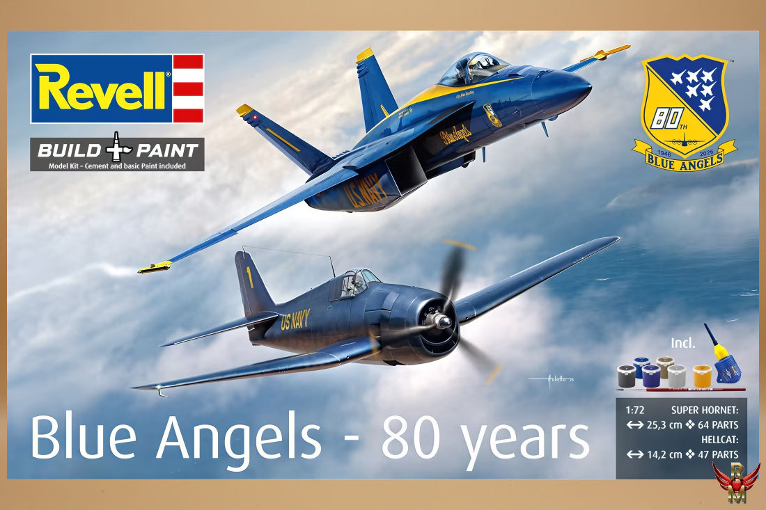 Revell 1/72 Blue Angels 80 years