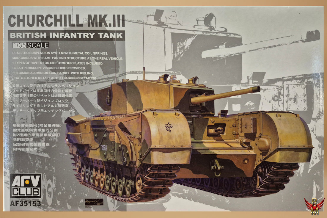 AFV Club 1/35 Churchill Mk III British Infantry Tank