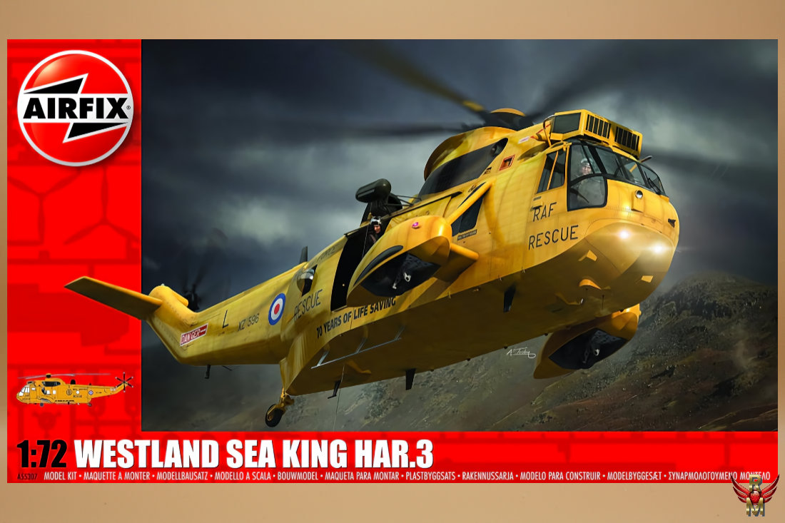 Airfix 1/72 Westland Sea King HAR 3 Starter Set