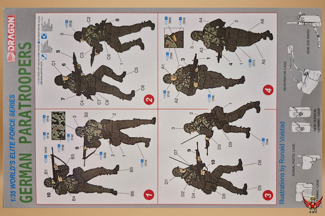 Dragon 1/35 German Paratroopers World's Elite Force Series