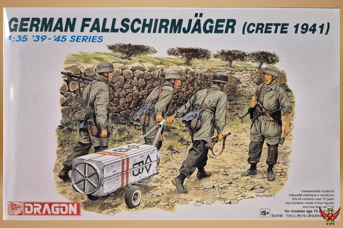 Dragon 1/35 German Fallschirmjäger Crete 1941