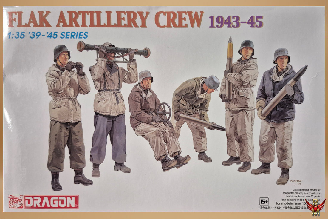 Dragon 1/35 Flak Artillery Crew 1943-45