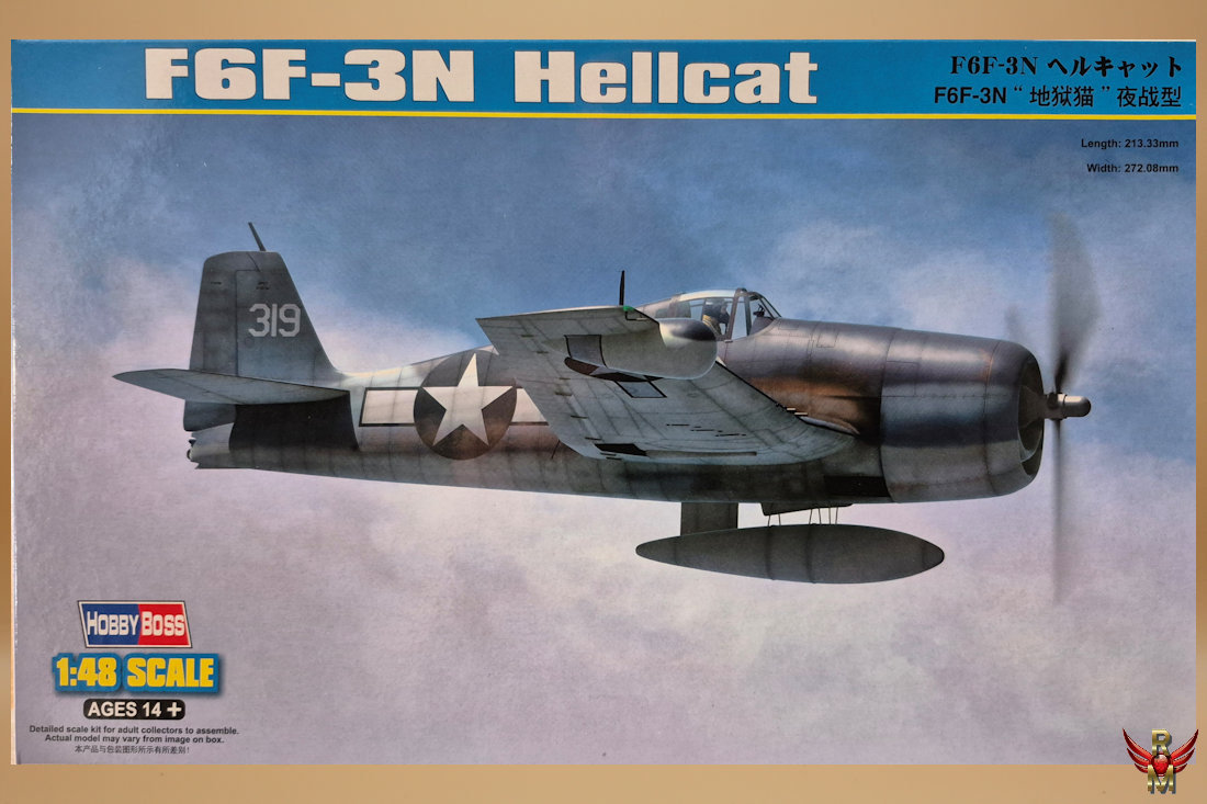HobbyBoss 1/48 F6F-3N Hellcat