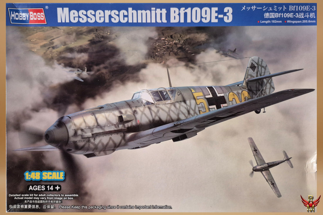 HobbyBoss 1/48 Messerschmitt Bf109E-3