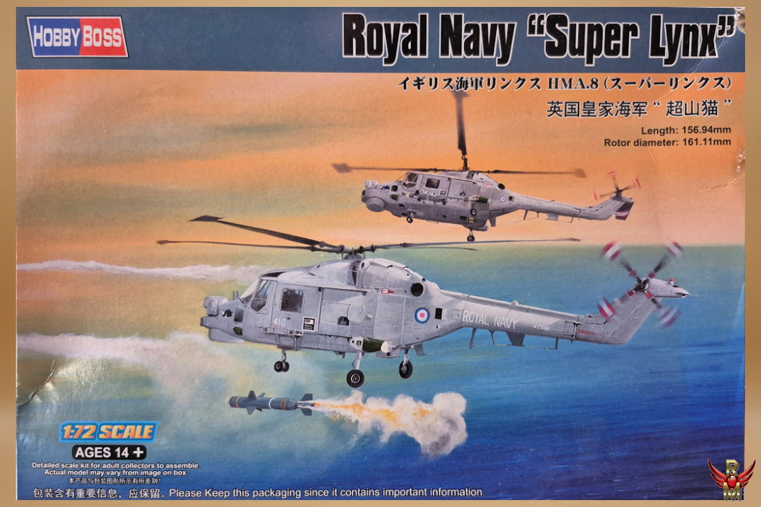 HobbyBoss 1/72 Royal Navy Super Lynx