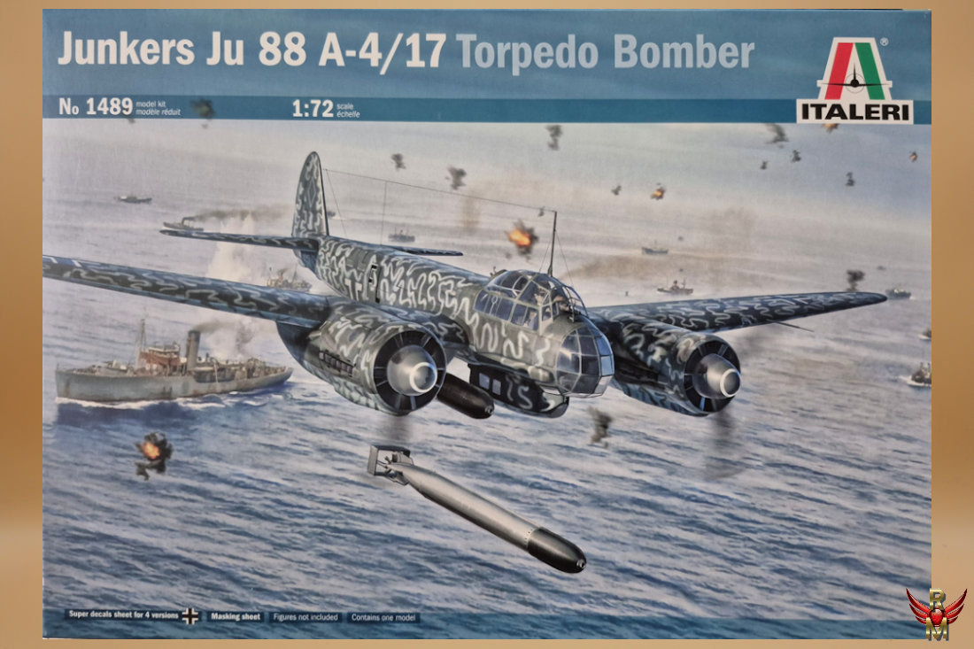Italeri 1/72 Junkers Ju 88 A-4/17 Torpedo Bomber
