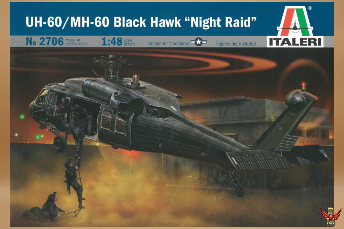Italeri 1/48 UH-60/MH-60 Black Hawk Night Raid