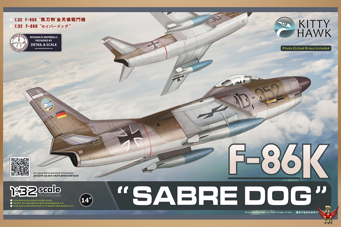 Kitty Hawk 1/32 F-86K Sabre Dog
