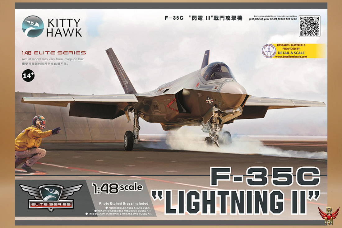 Kitty Hawk 1/48 F-35C Lightning II